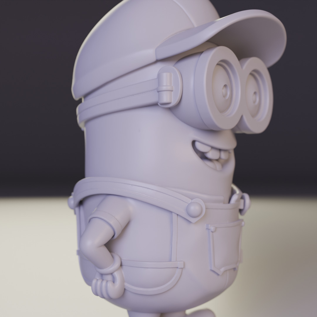 Minion plumber 3D print model_5