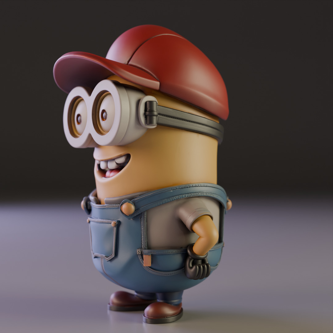 Minion plumber 3D print model_7