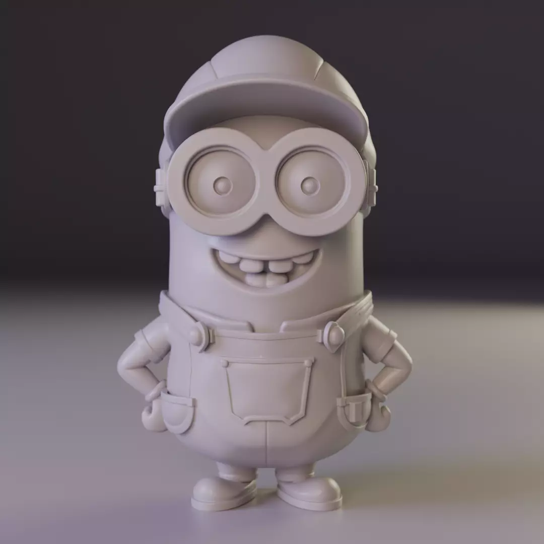 Minion plumber 3D print model_0