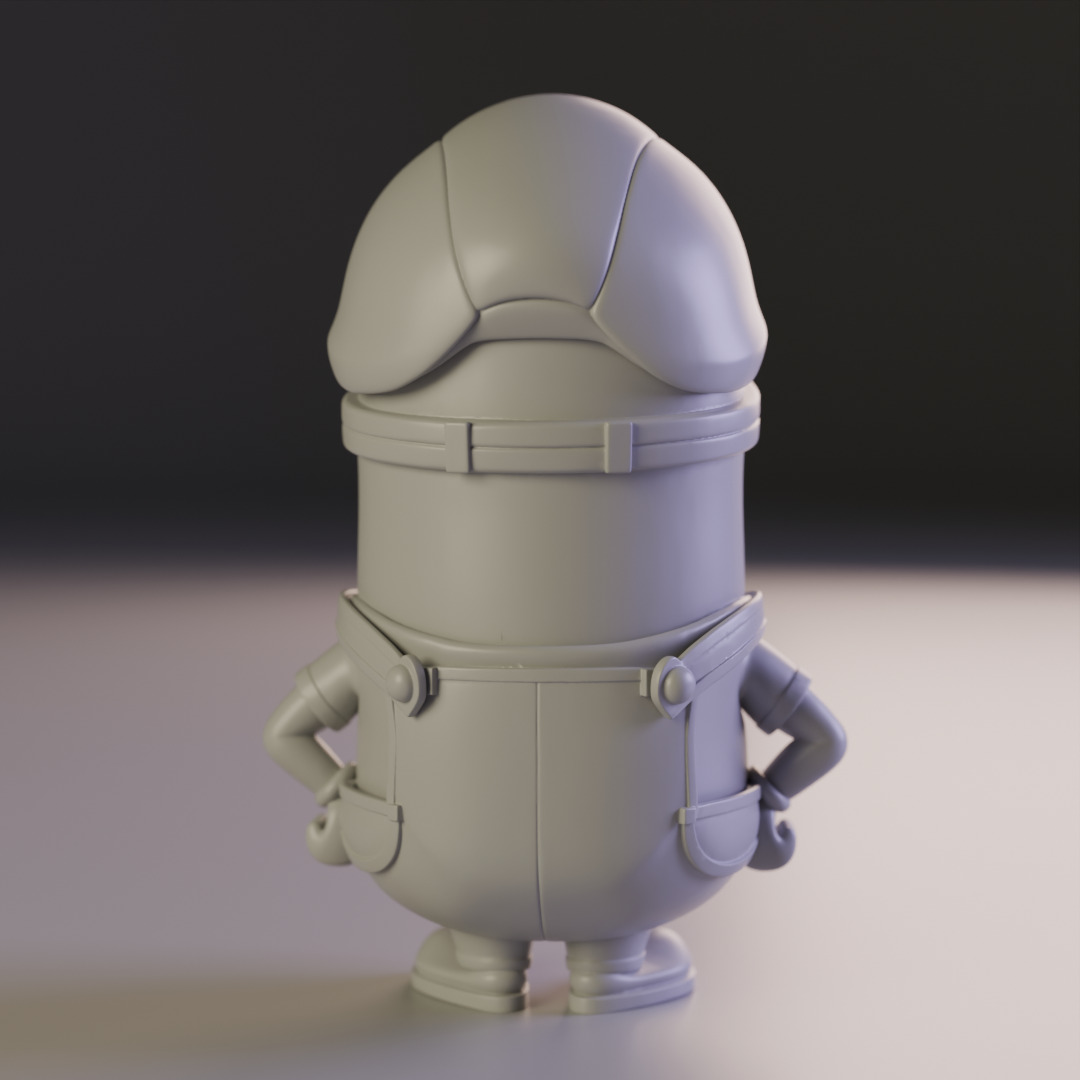 Minion plumber 3D print model_6