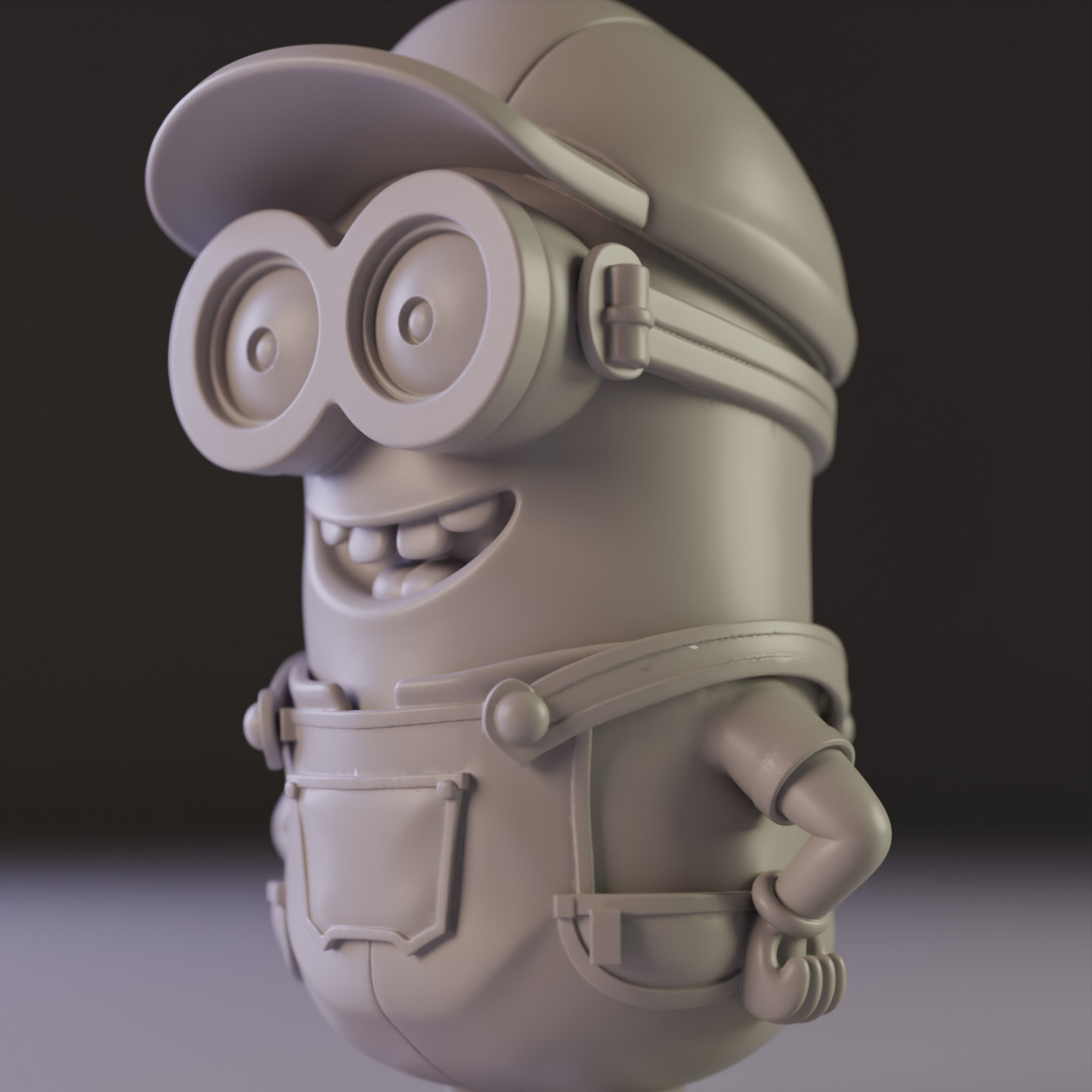Minion plumber 3D print model_4