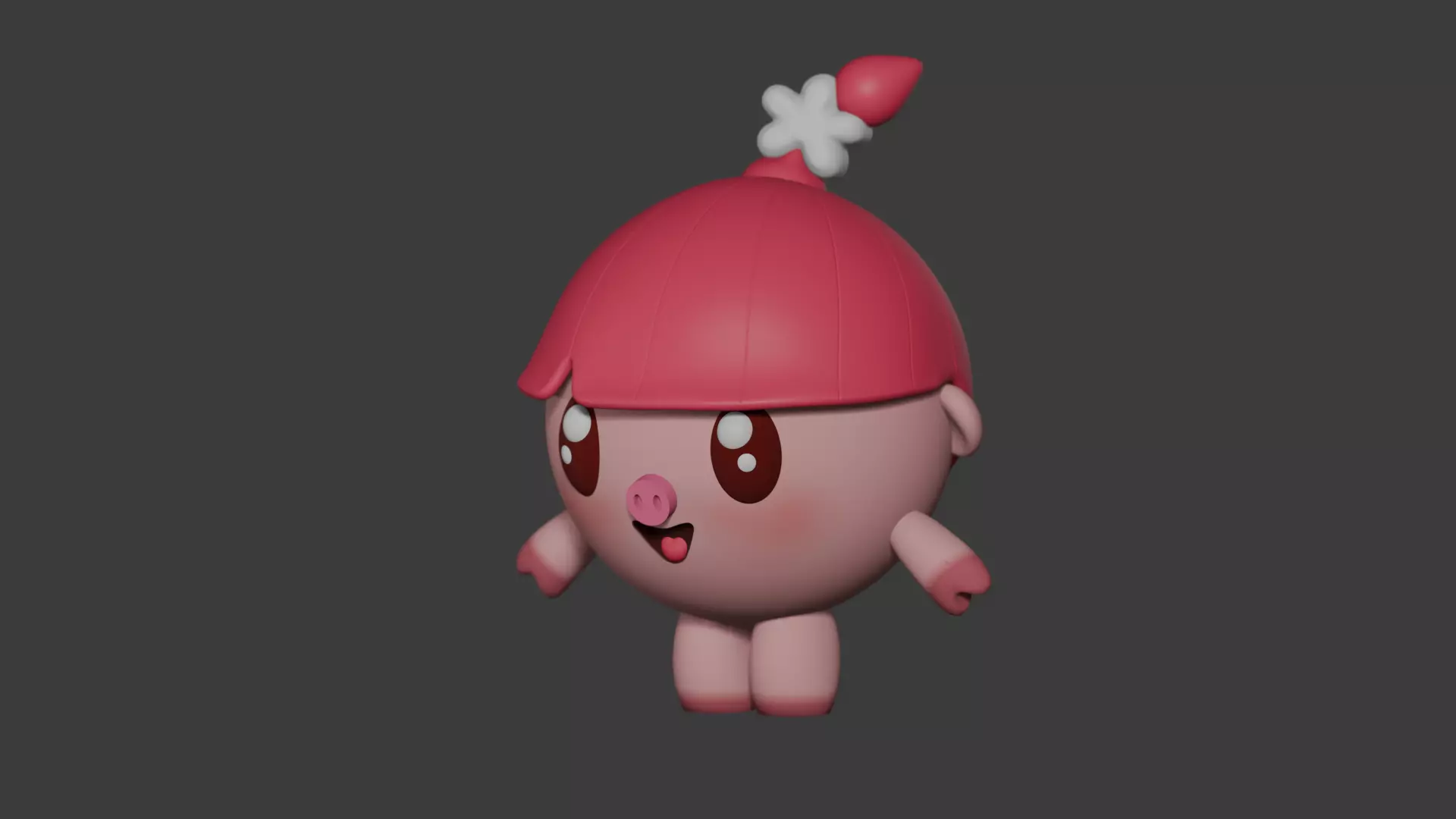 BabyRiki - Rosy Piglet 3D print model_0