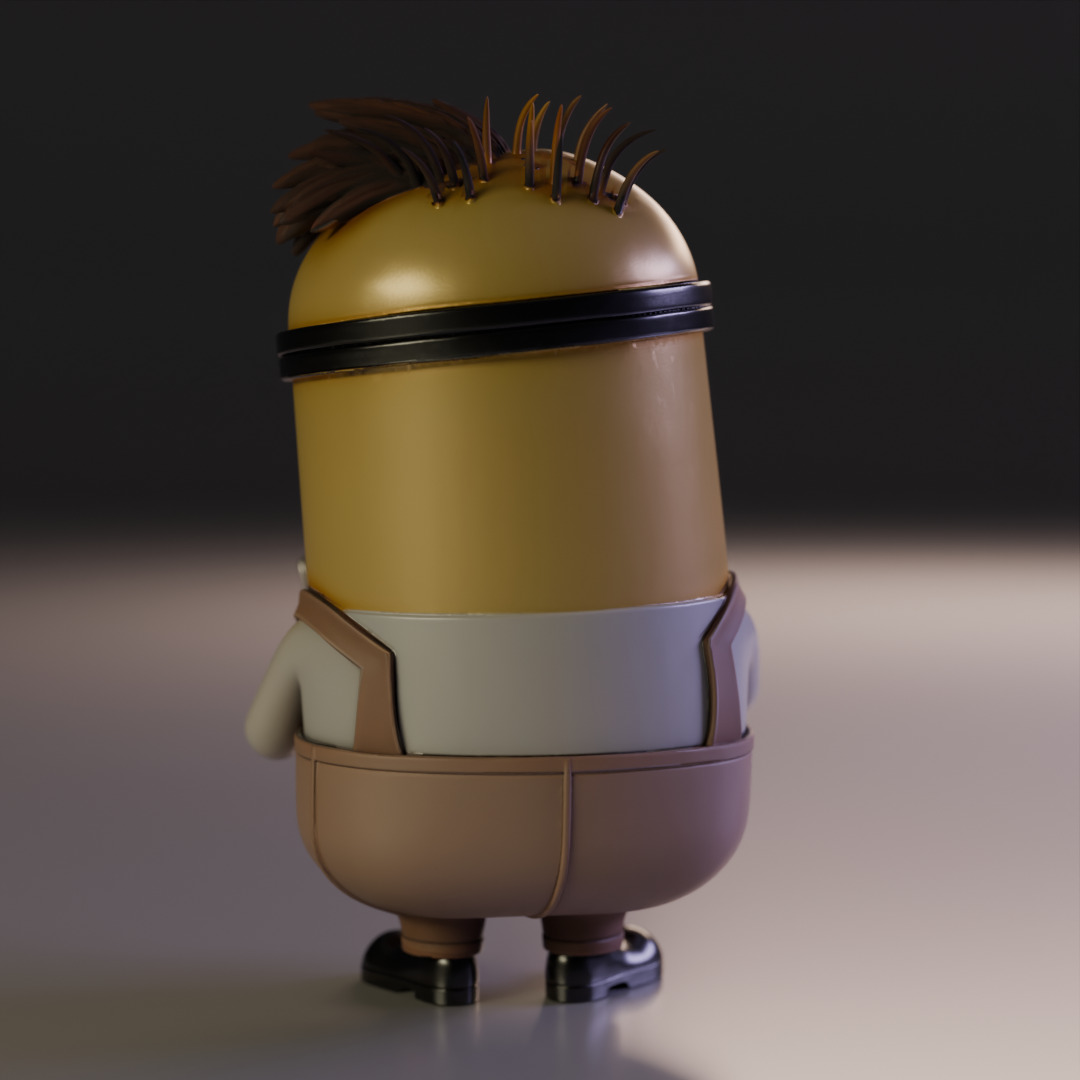 Minion businessman 3D print model_13