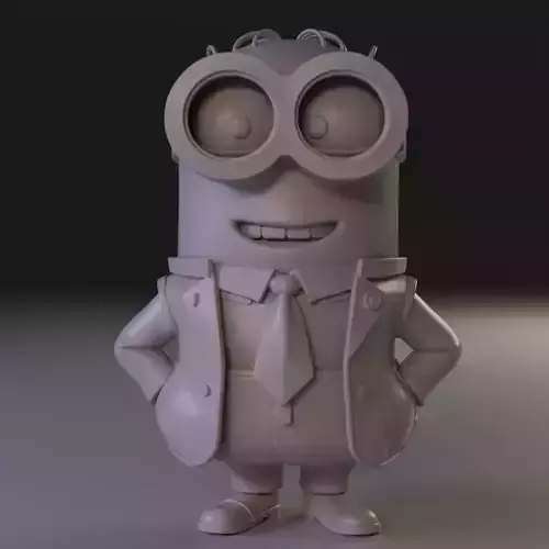 Minion businessman 3D print model