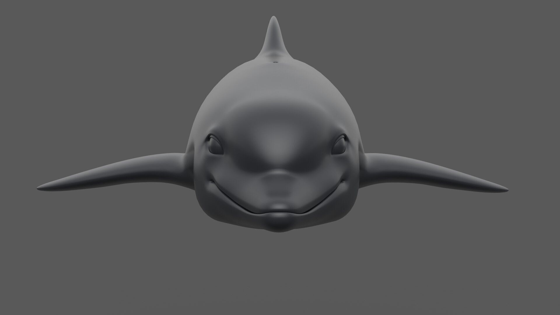 Dolphin 3D model_2
