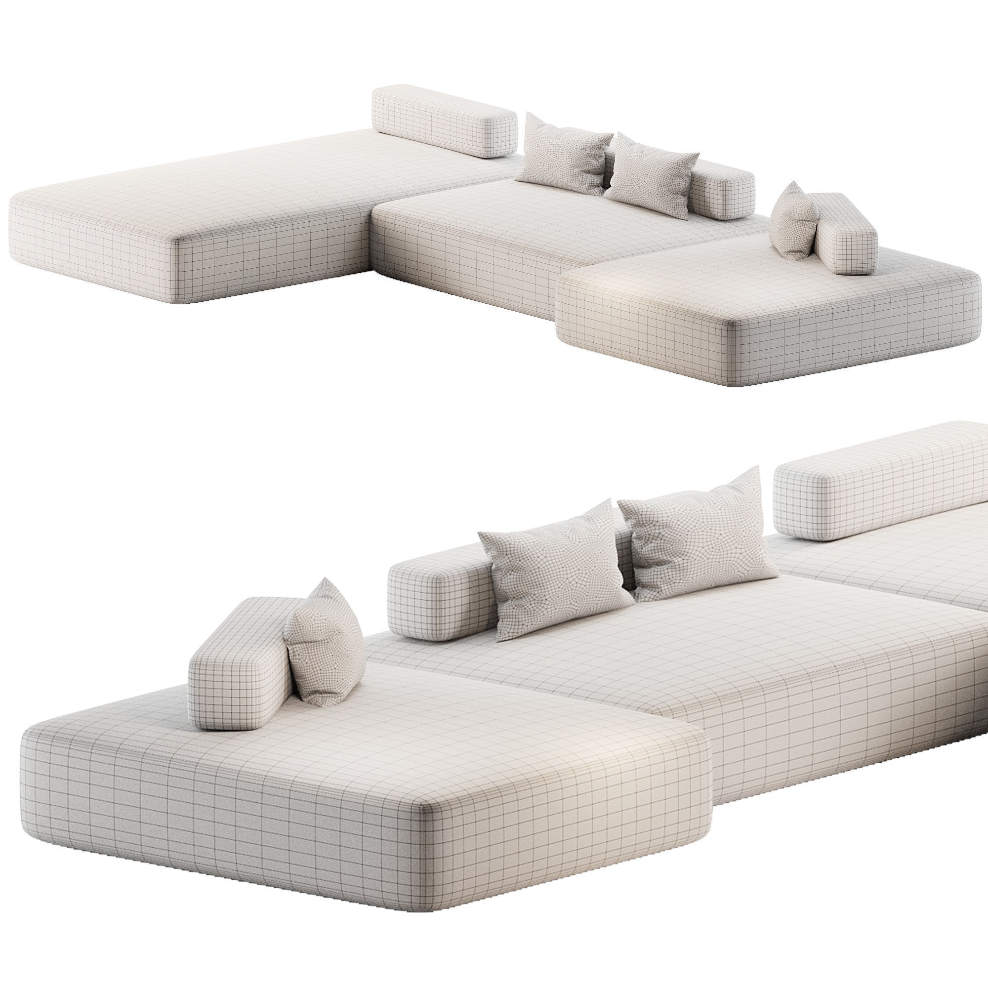 PLAIN sofa By Bino-home 3D model_4