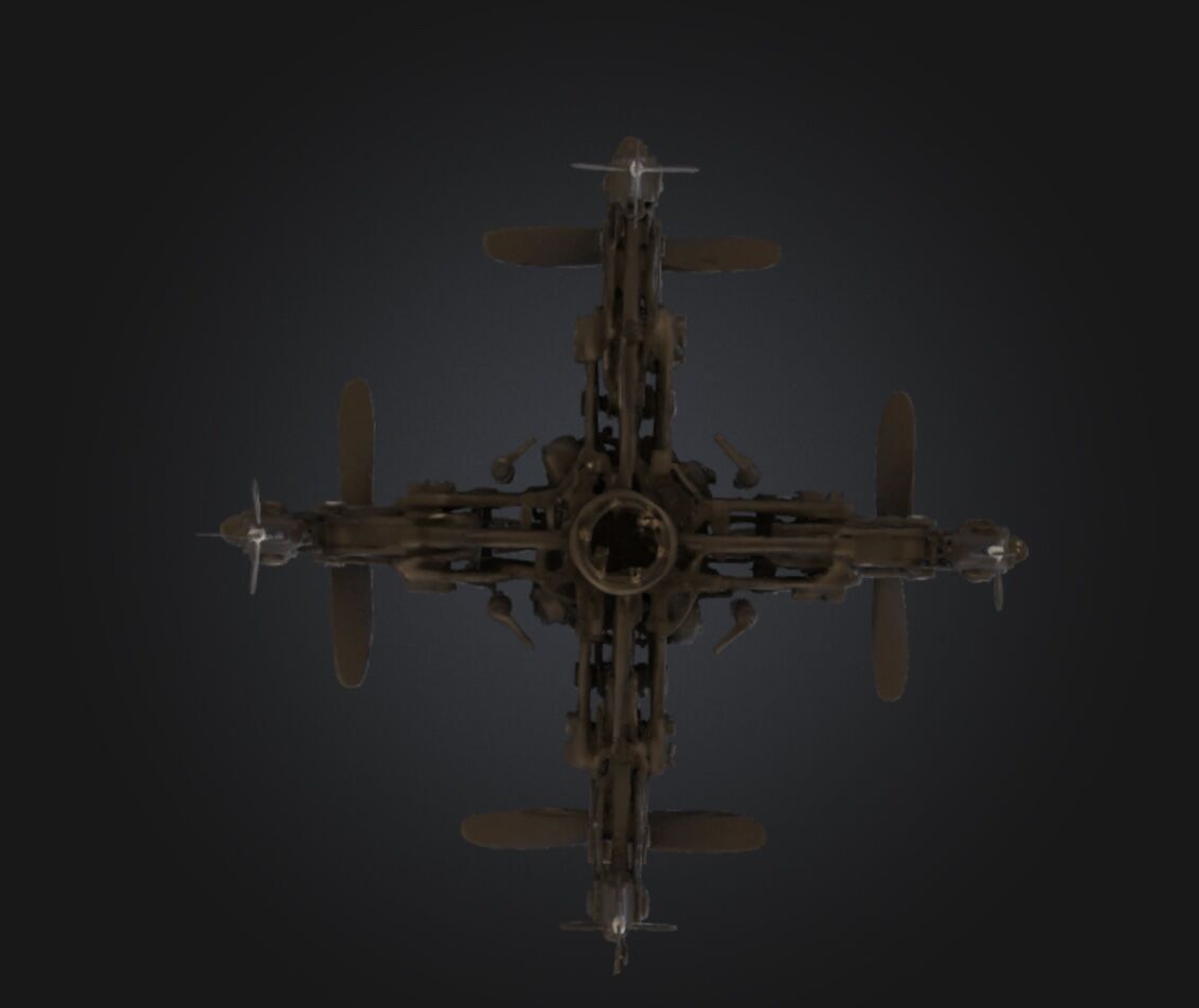 Futuristic Robotic Submarine Drone FRD-02 3D model_16