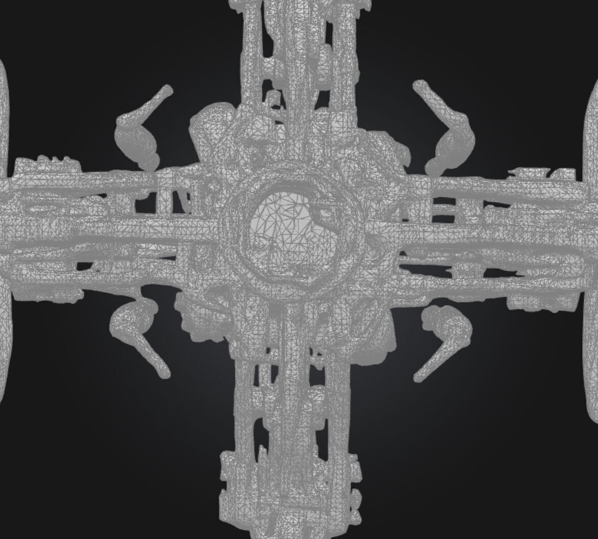 Futuristic Robotic Submarine Drone FRD-02 3D model_22