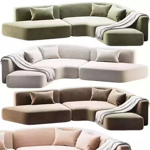 Modular Sofa Cashew By Relofthome