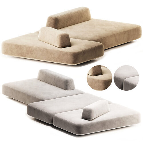  BOCA TOMMY SOFA Modular 3D model