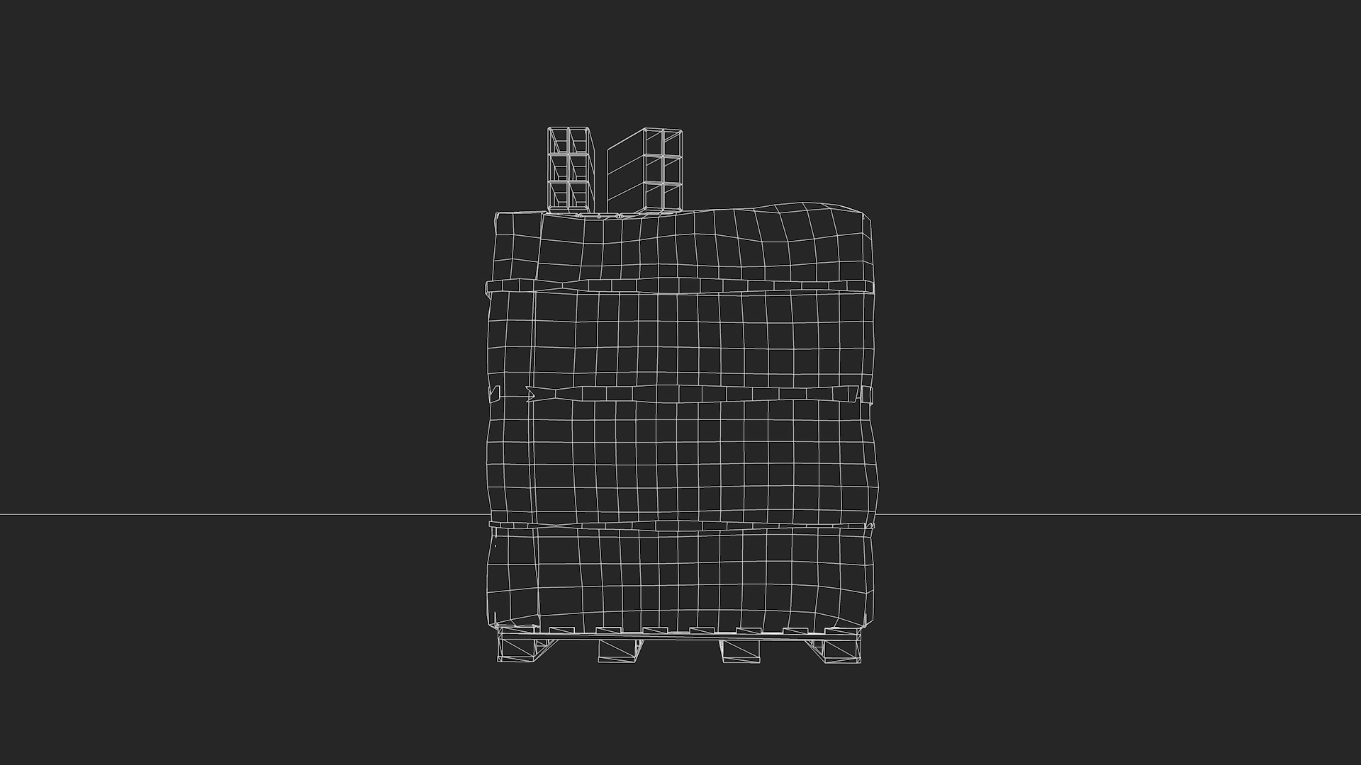 Brick Stack - 6 Holes 3D model_9