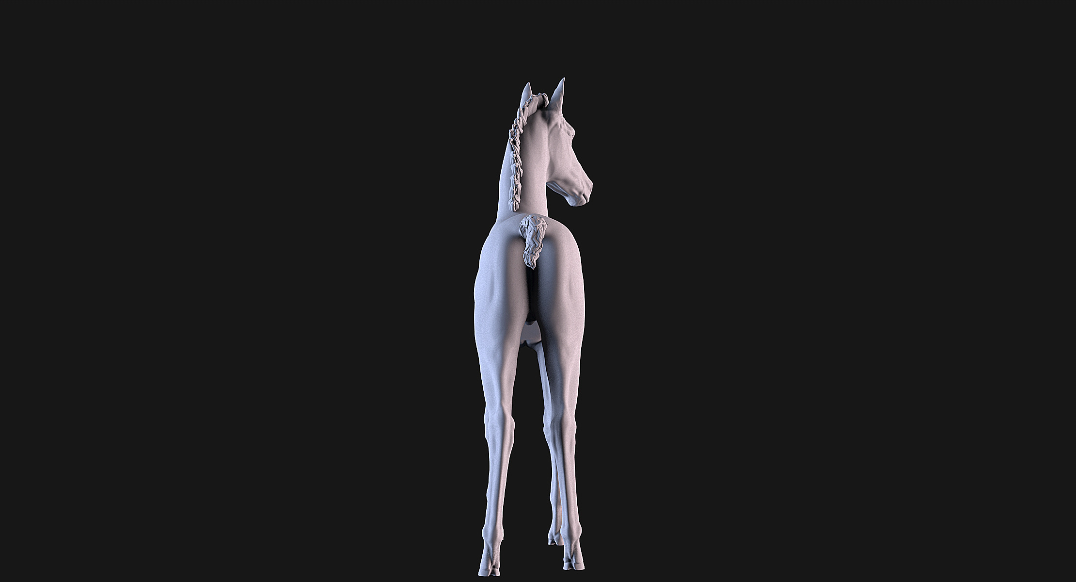 Horse Foal 3D print model_7