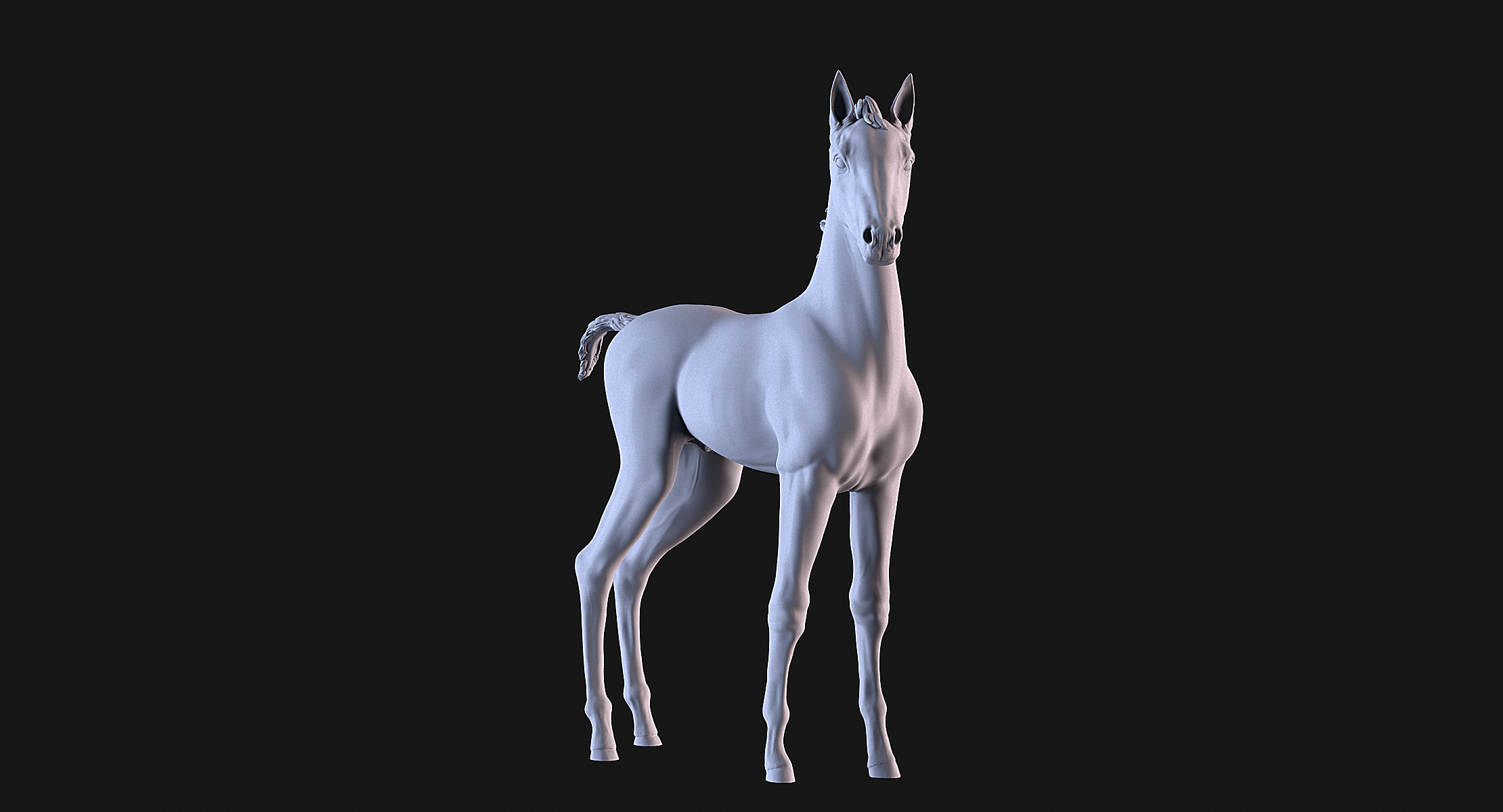 Horse Foal 3D print model_2