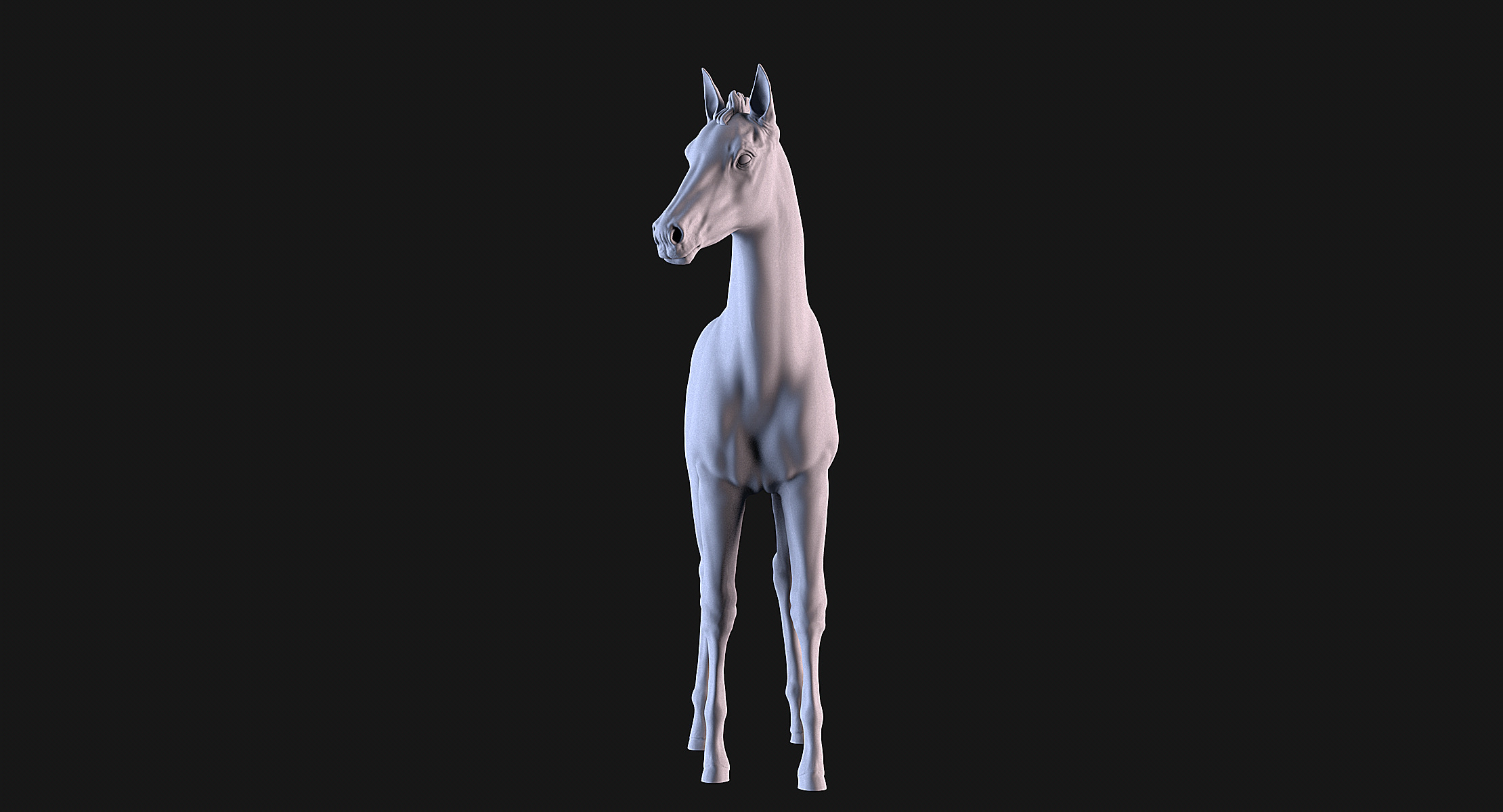 Horse Foal 3D print model_3