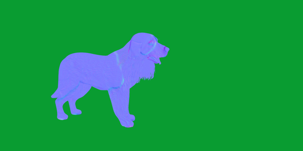 English Cocker Spaniel Dog Low-poly 3D model_5