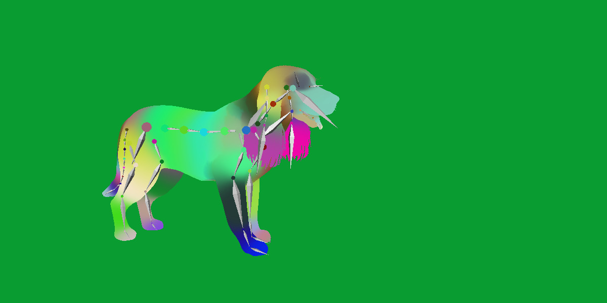 English Cocker Spaniel Dog Low-poly 3D model_28