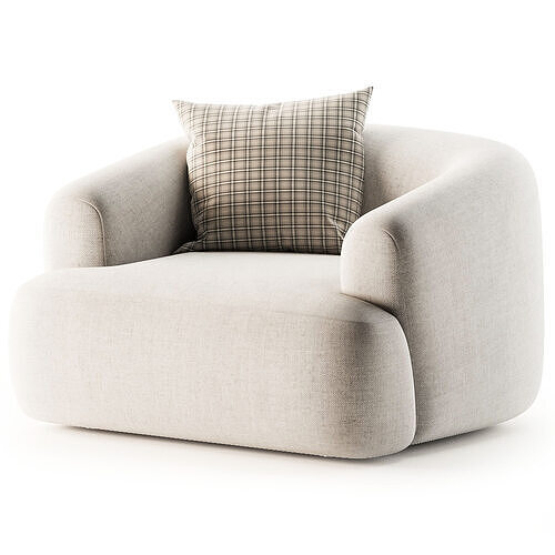  Sillon Sofia Armchair by Westwing 3D model
