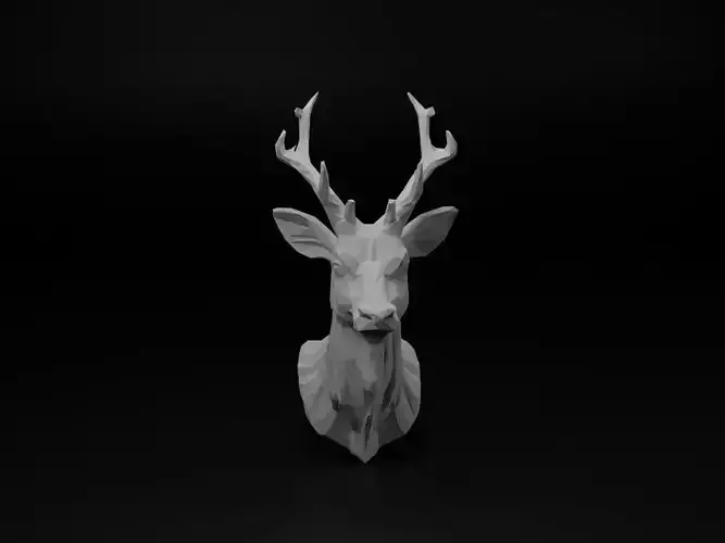Antelope Animal Low Poly