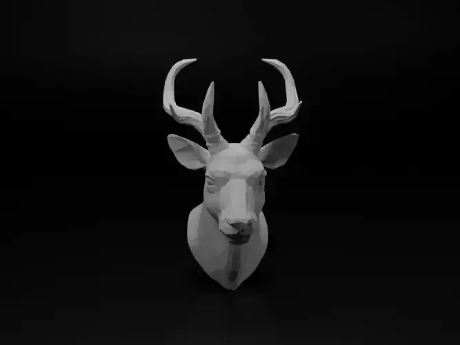 Antelope Animal Low Poly