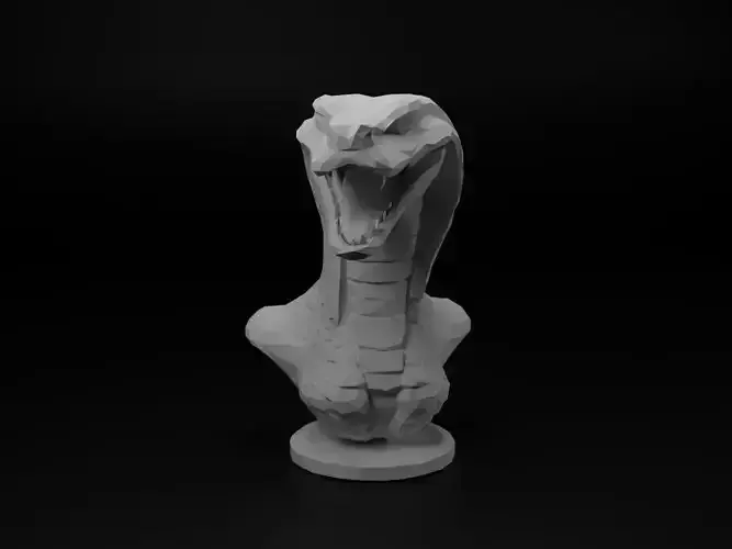 Cobra Animal Low Poly