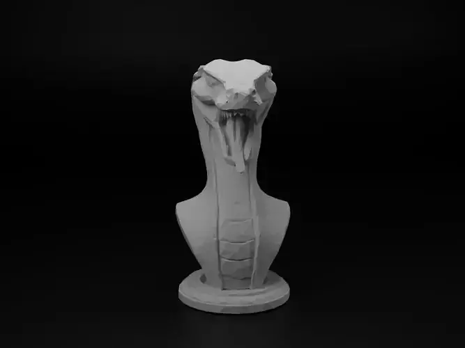 Cobra Animal Low Poly