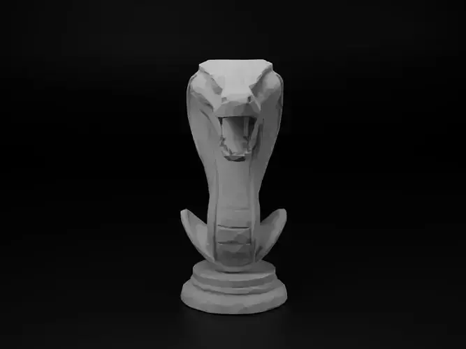 Cobra Animal Low Poly