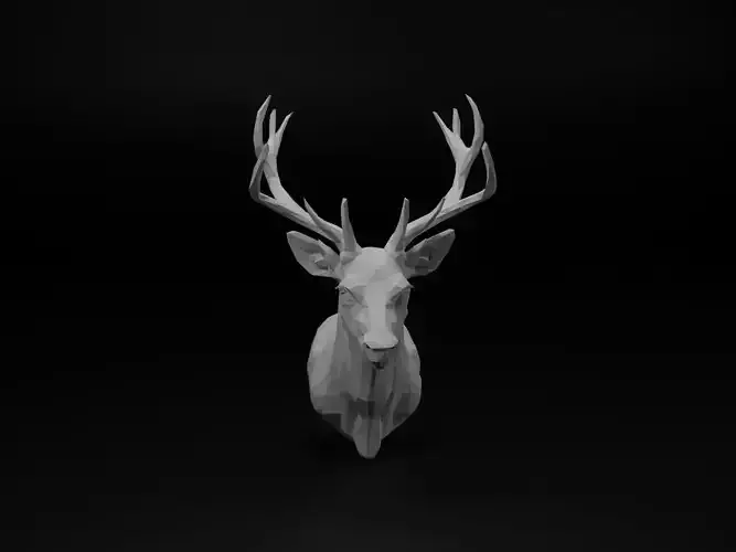 Deer Animal Low Poly