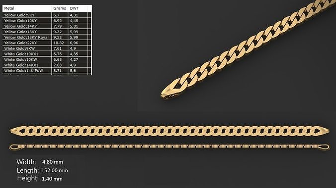 Chains-2 3 4-MM 3D print model