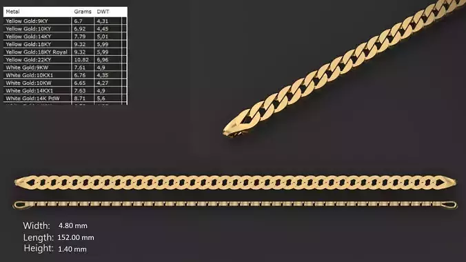 Chains-2 3 4-MM 3D print model