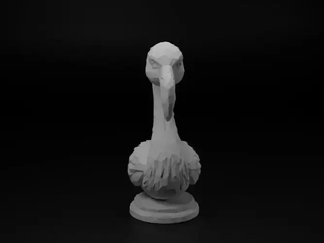 Flamingo Animal Low Poly