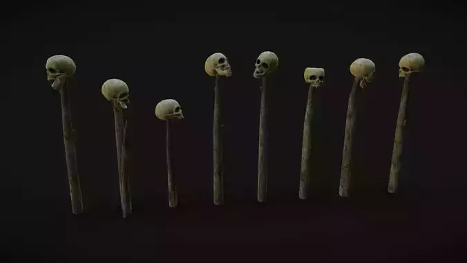 Corpse 02 Low-poly 3D model