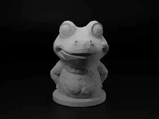 Frog Animal Low Poly