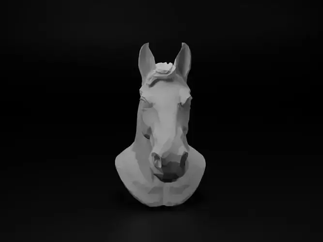 Horse Animal Low Poly