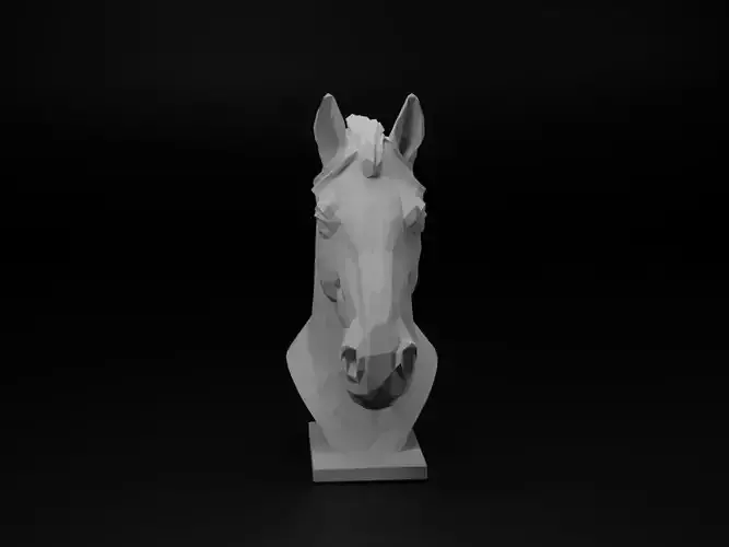 Horse Animal Low Poly