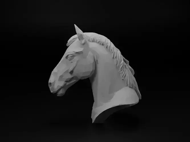 Horse Animal Low Poly