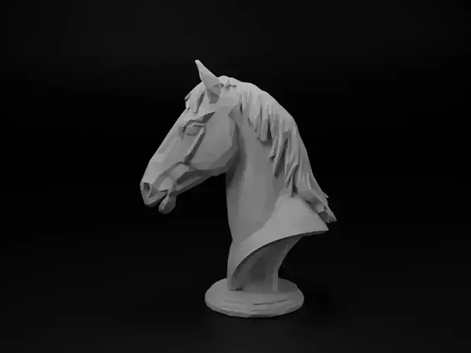 Horse Animal Low Poly