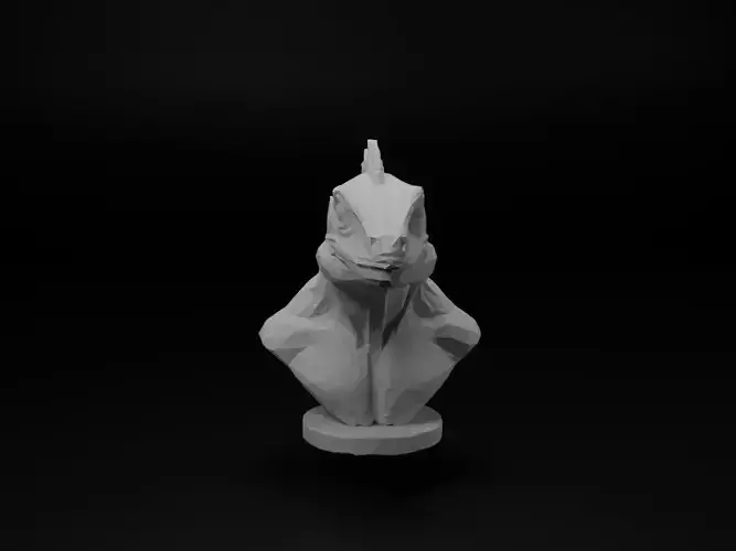 Iguana Animal Low Poly