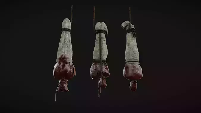 Corpse 03 Low-poly 3D model