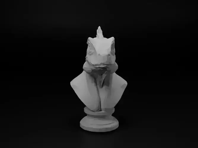 Iguana Animal Low Poly