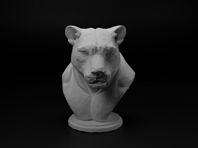 Jaguar Animal Low Poly 3D print model