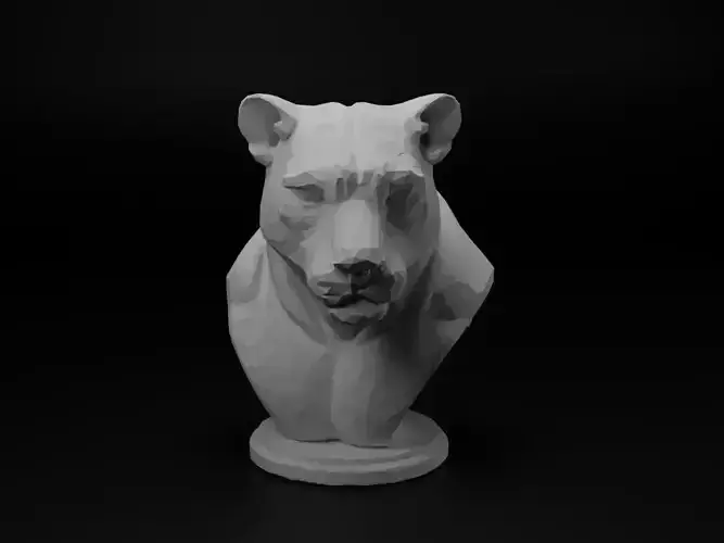 Jaguar Animal Low Poly