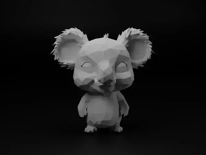 Koala Animal Low Poly