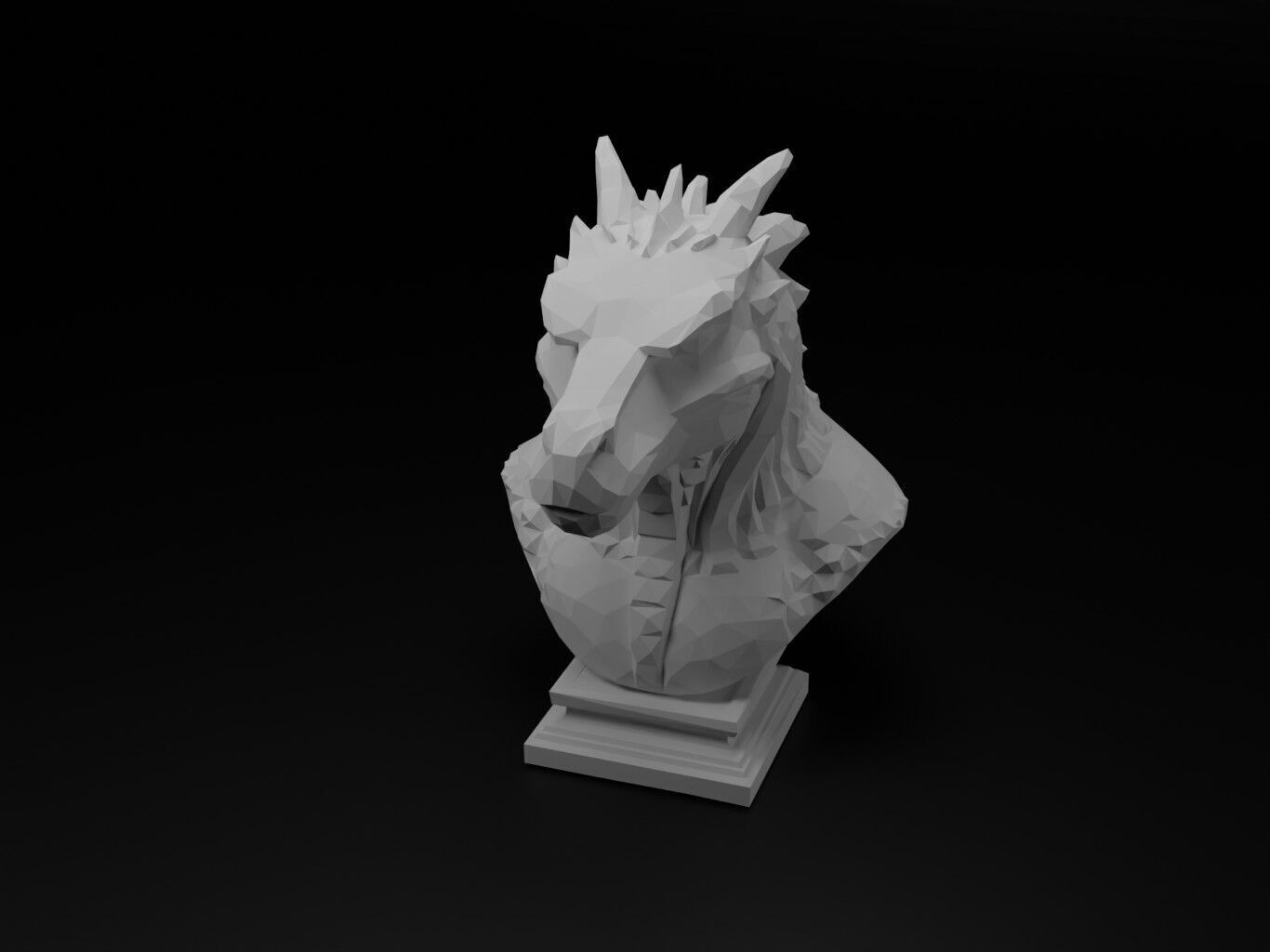 Komodo Dragon Animal Low Poly 3D print model_2