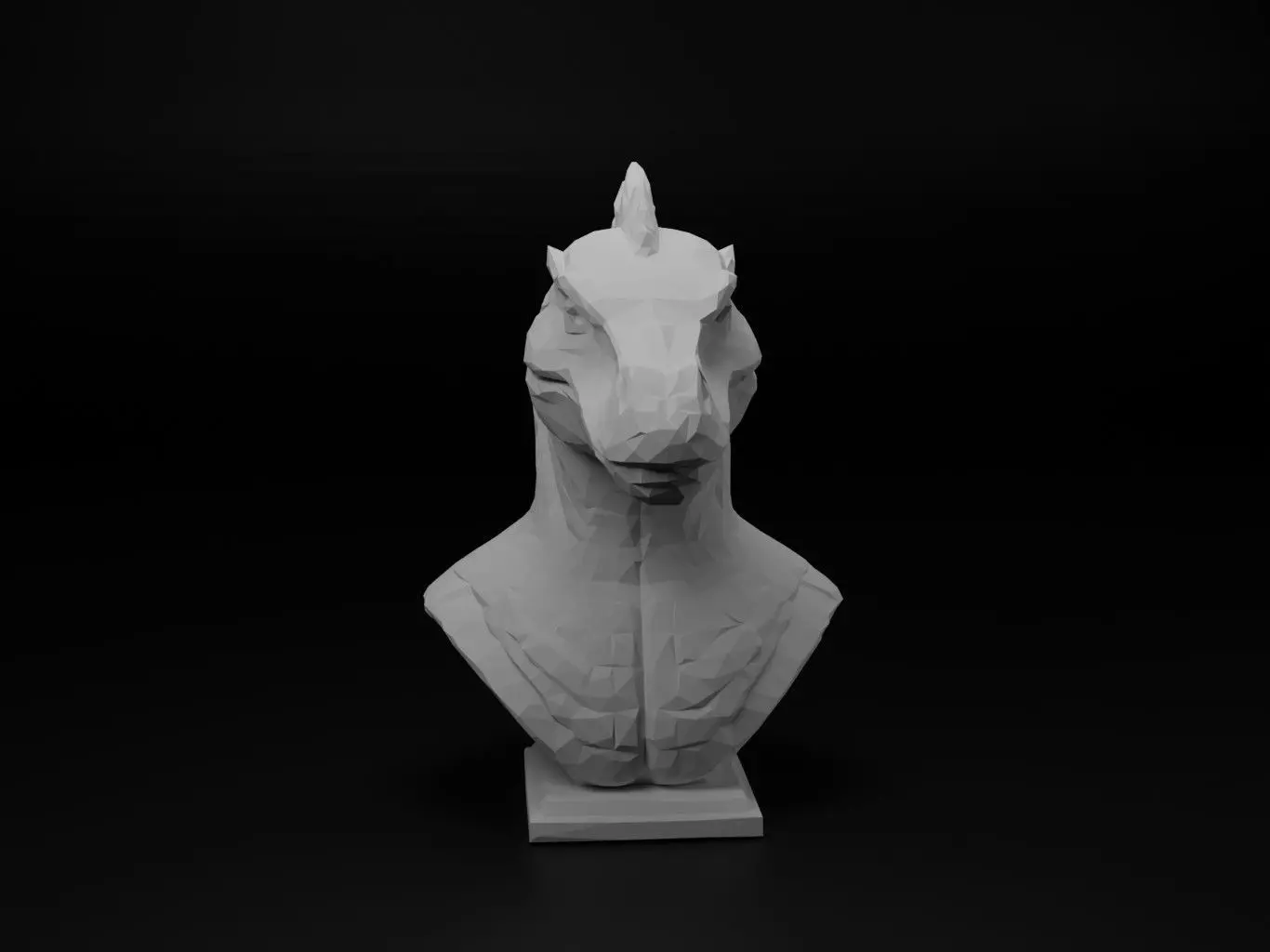 Komodo Dragon Animal Low Poly 3D print model_0