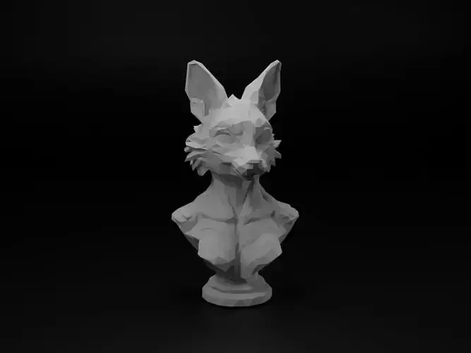 Lynx Animal Low Poly