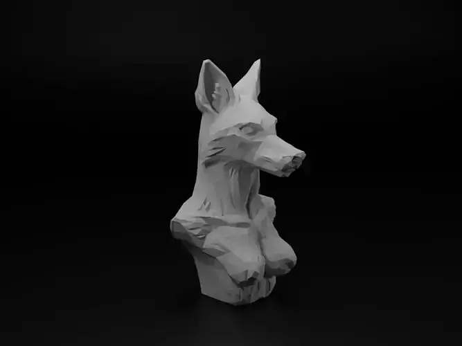 Lynx Animal Low Poly
