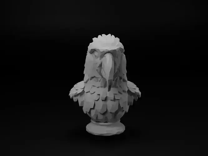 Macaw Animal Low Poly