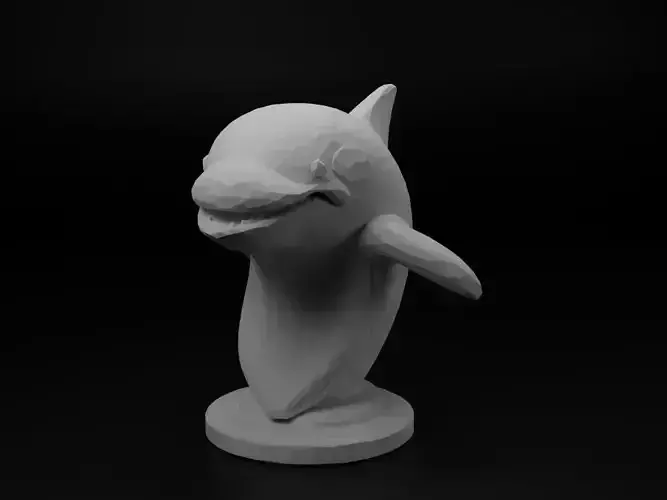 Orca Animal Low Poly
