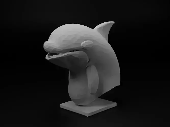 Orca Animal Low Poly