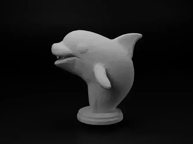 Orca Animal Low Poly